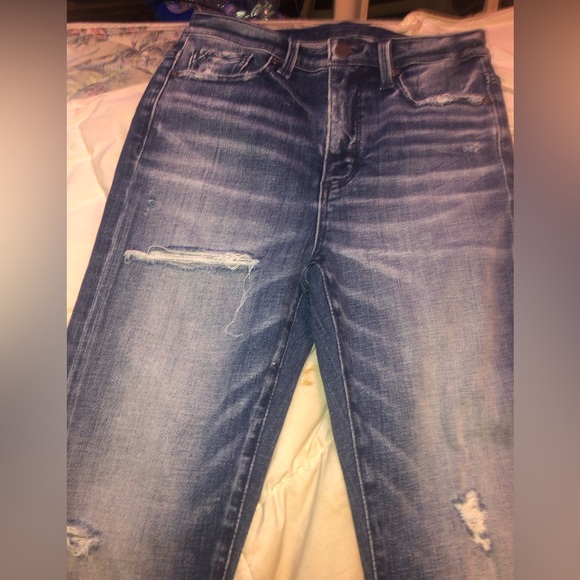 Buckle black freyed torn skinny jeans 30 inch length 26 waist - Picture 1 of 3